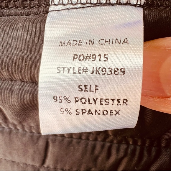 QUILTED HEART LIGHTWEIGHT OPEN PUFFER JACKET SIZE LARGE PINK BLACK - Picture 11 of 16